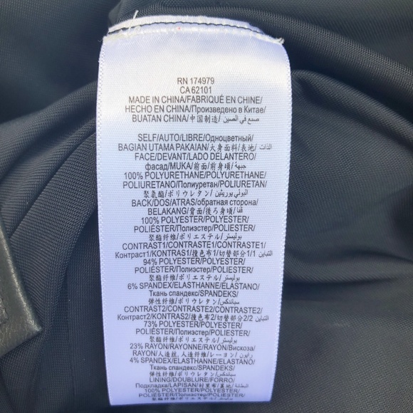 NWT - BCBGMaxazria Vegan Leather/Suede Sheath Dress - Picture 7 of 8